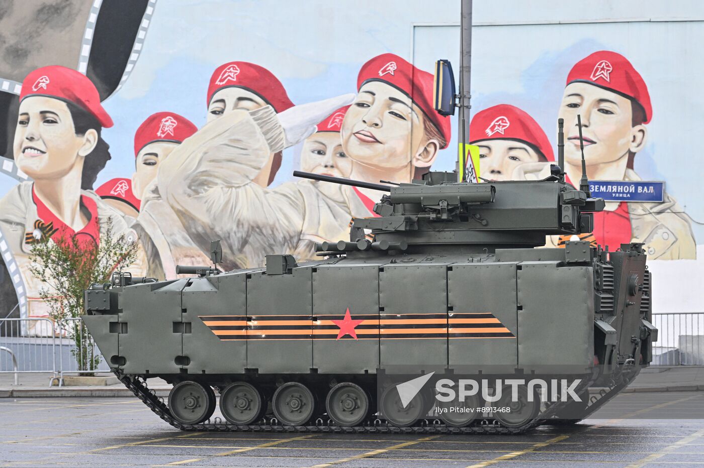 Russia WWII Victory Parade Rehearsal