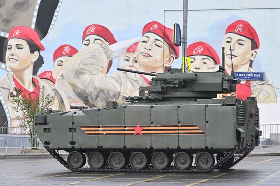 Russia WWII Victory Parade Rehearsal