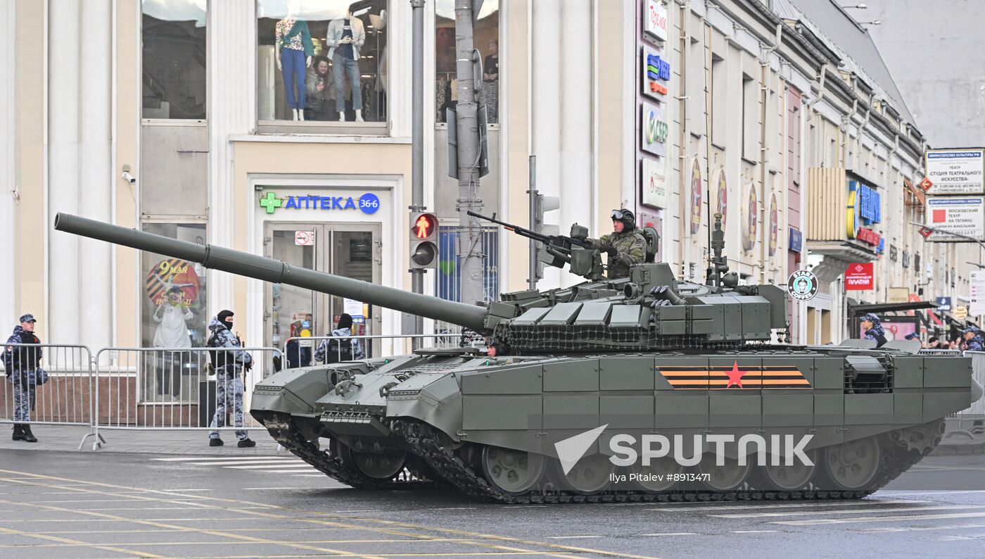 Russia WWII Victory Parade Rehearsal