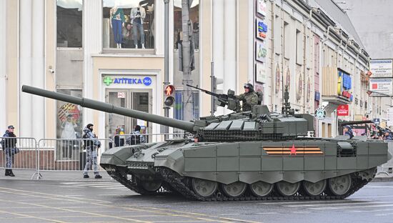 Russia WWII Victory Parade Rehearsal