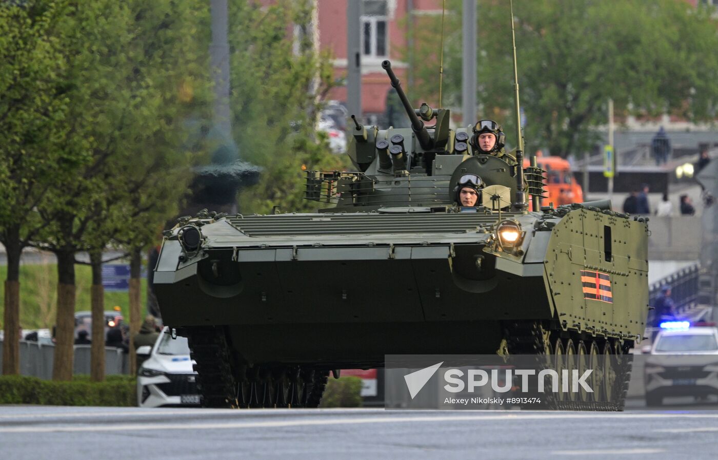 Russia WWII Victory Parade Rehearsal