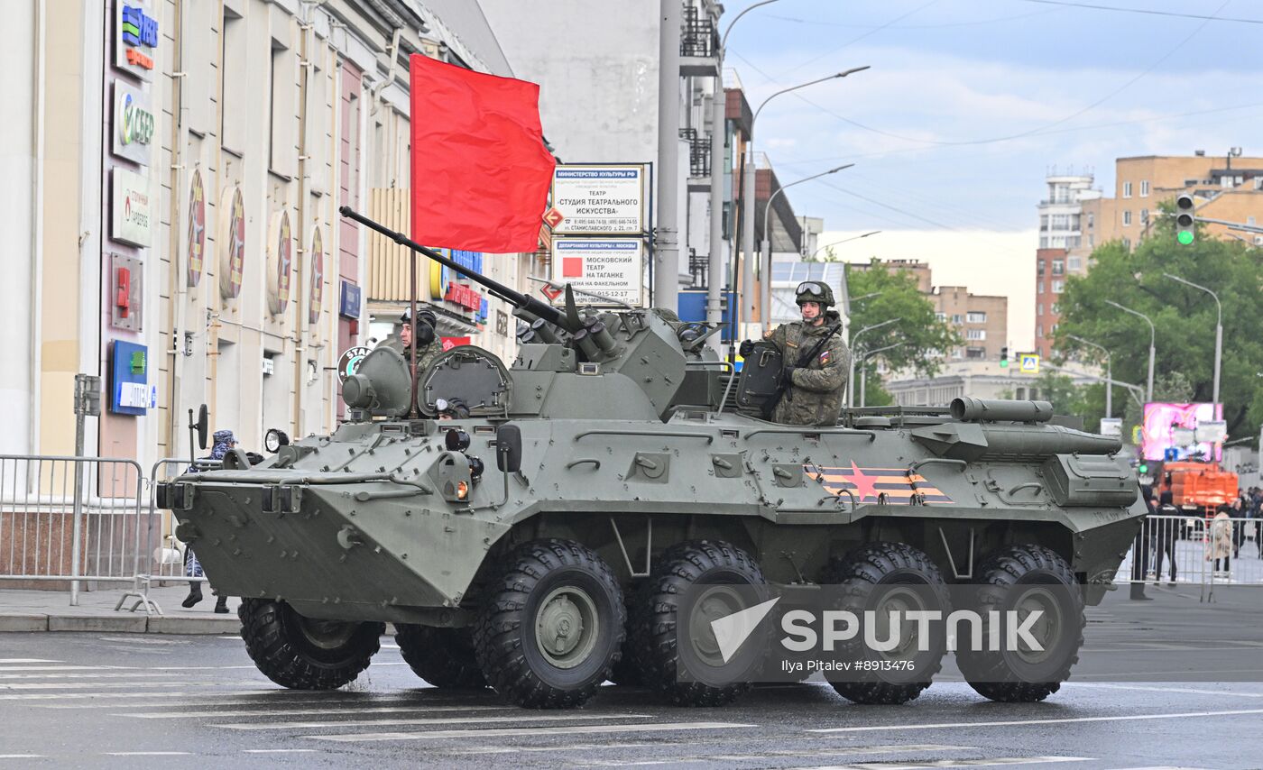 Russia WWII Victory Parade Rehearsal