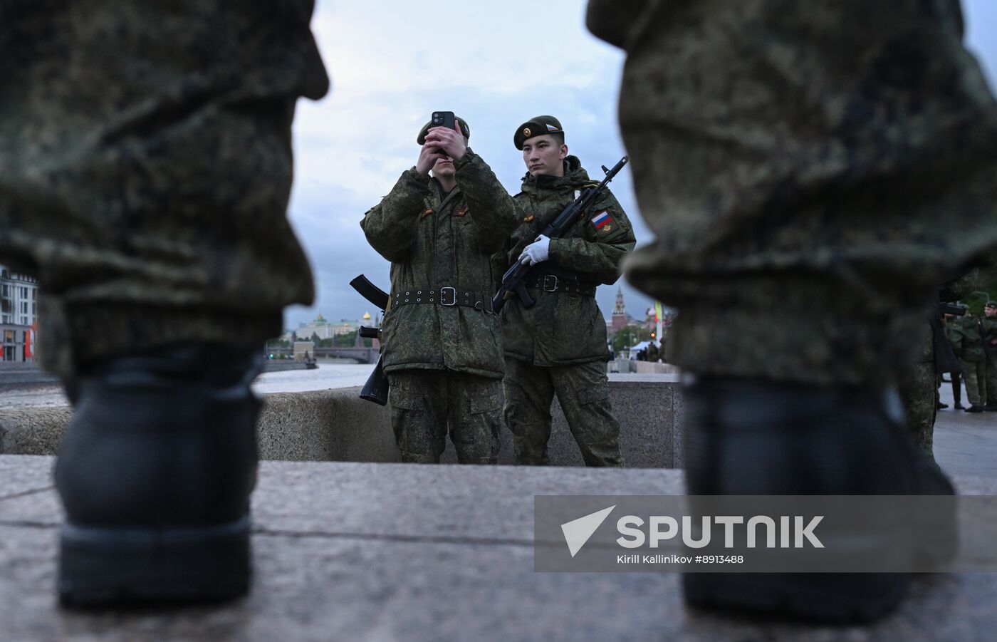 Russia WWII Victory Parade Rehearsal