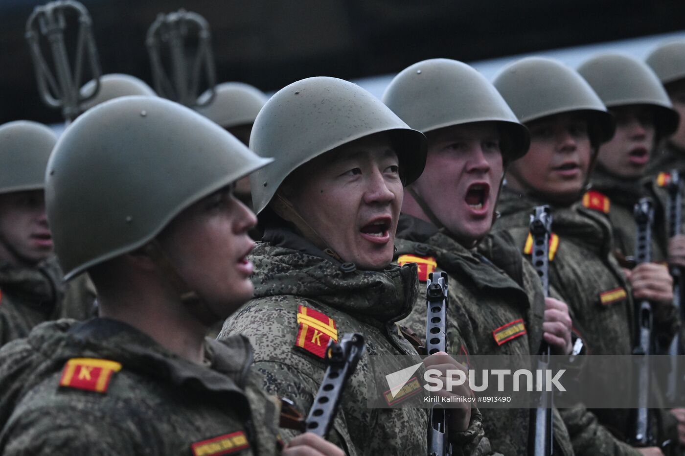 Russia WWII Victory Parade Rehearsal