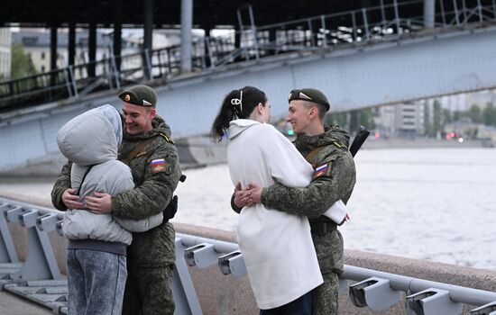 Russia WWII Victory Parade Rehearsal
