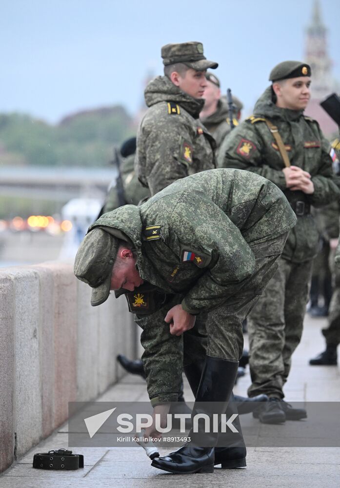 Russia WWII Victory Parade Rehearsal