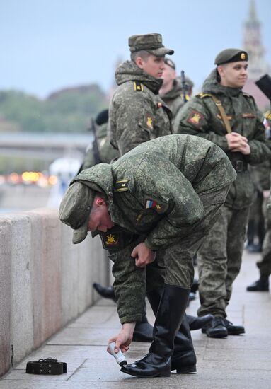 Russia WWII Victory Parade Rehearsal