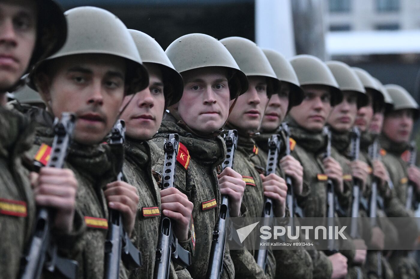 Russia WWII Victory Parade Rehearsal