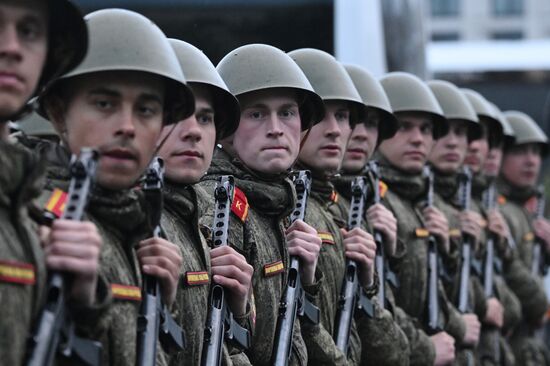 Russia WWII Victory Parade Rehearsal