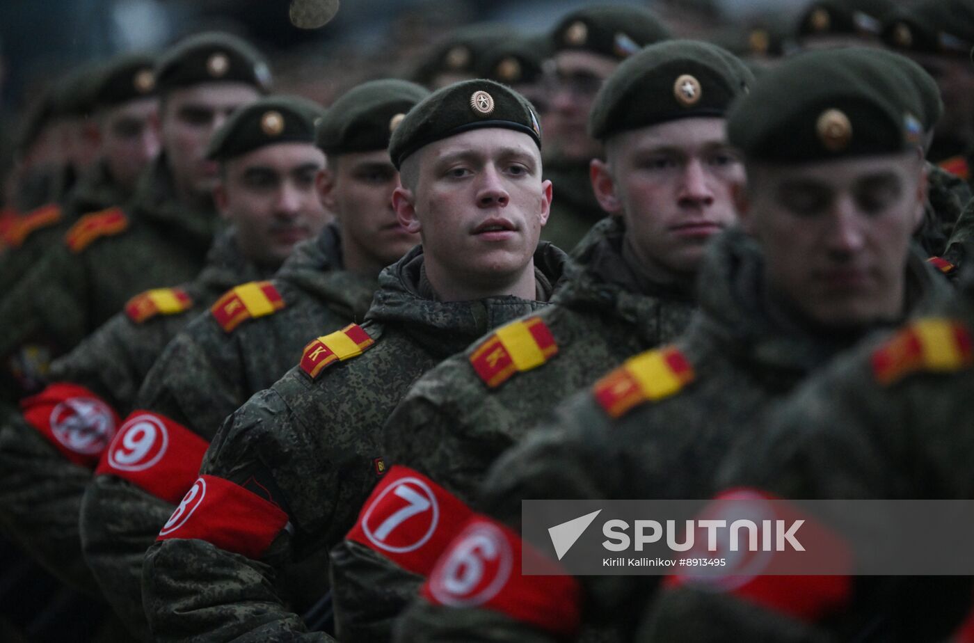 Russia WWII Victory Parade Rehearsal