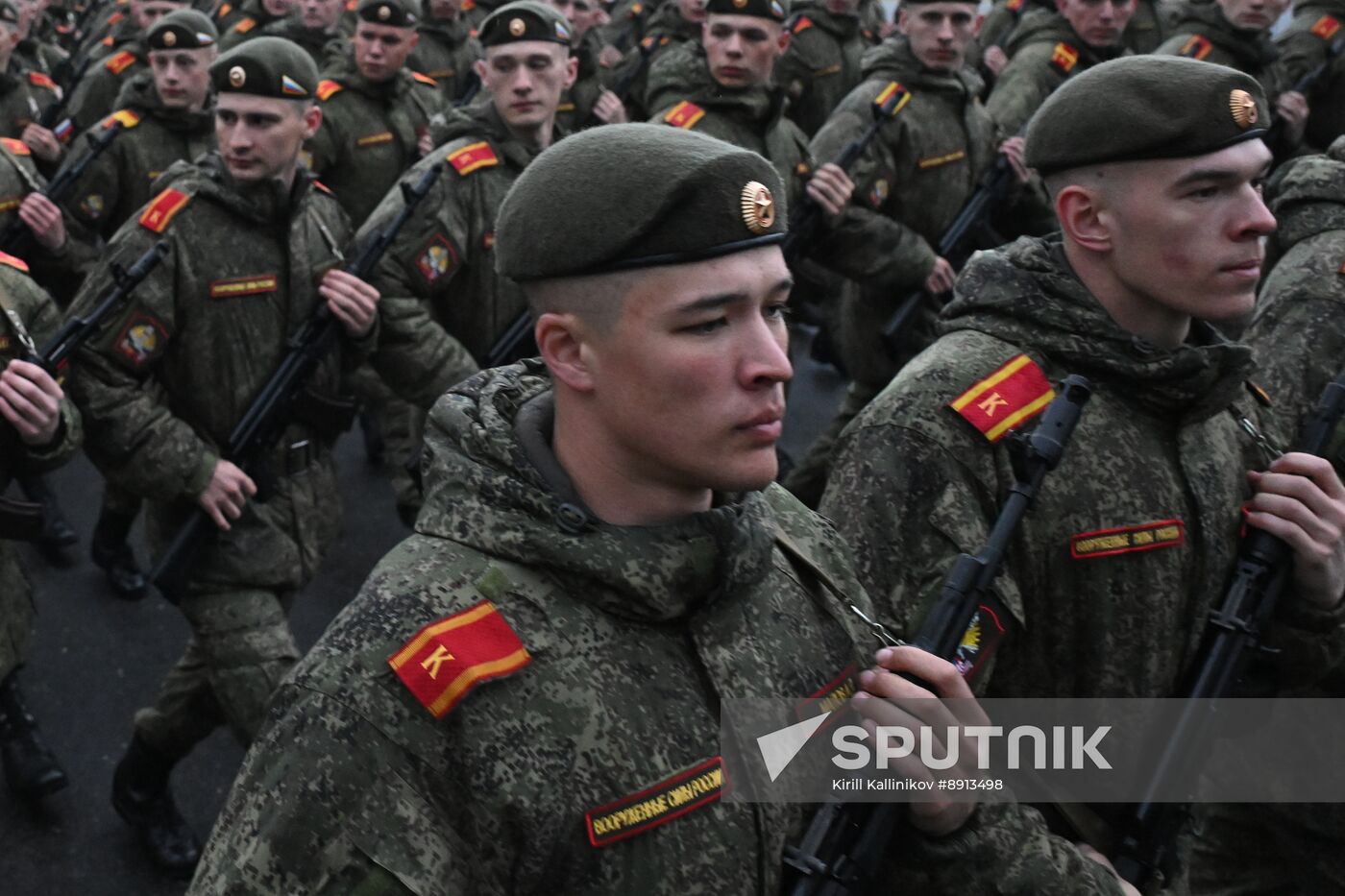 Russia WWII Victory Parade Rehearsal