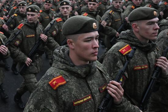 Russia WWII Victory Parade Rehearsal