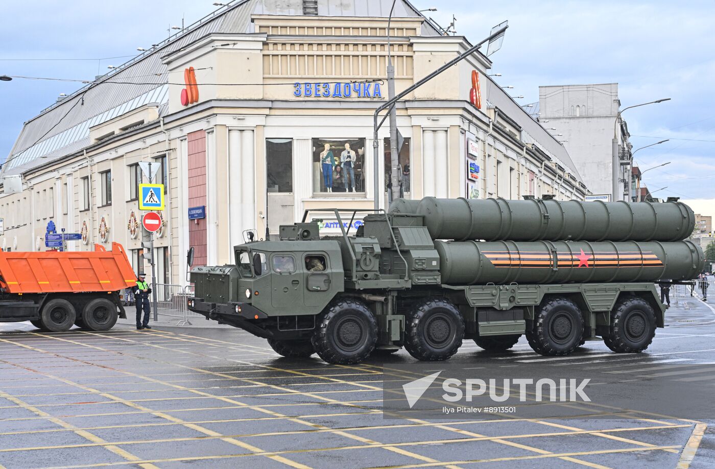 Russia WWII Victory Parade Rehearsal