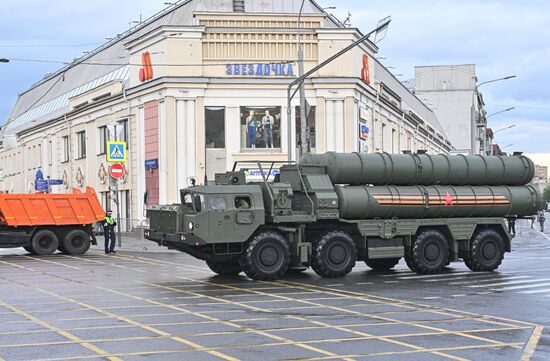 Russia WWII Victory Parade Rehearsal