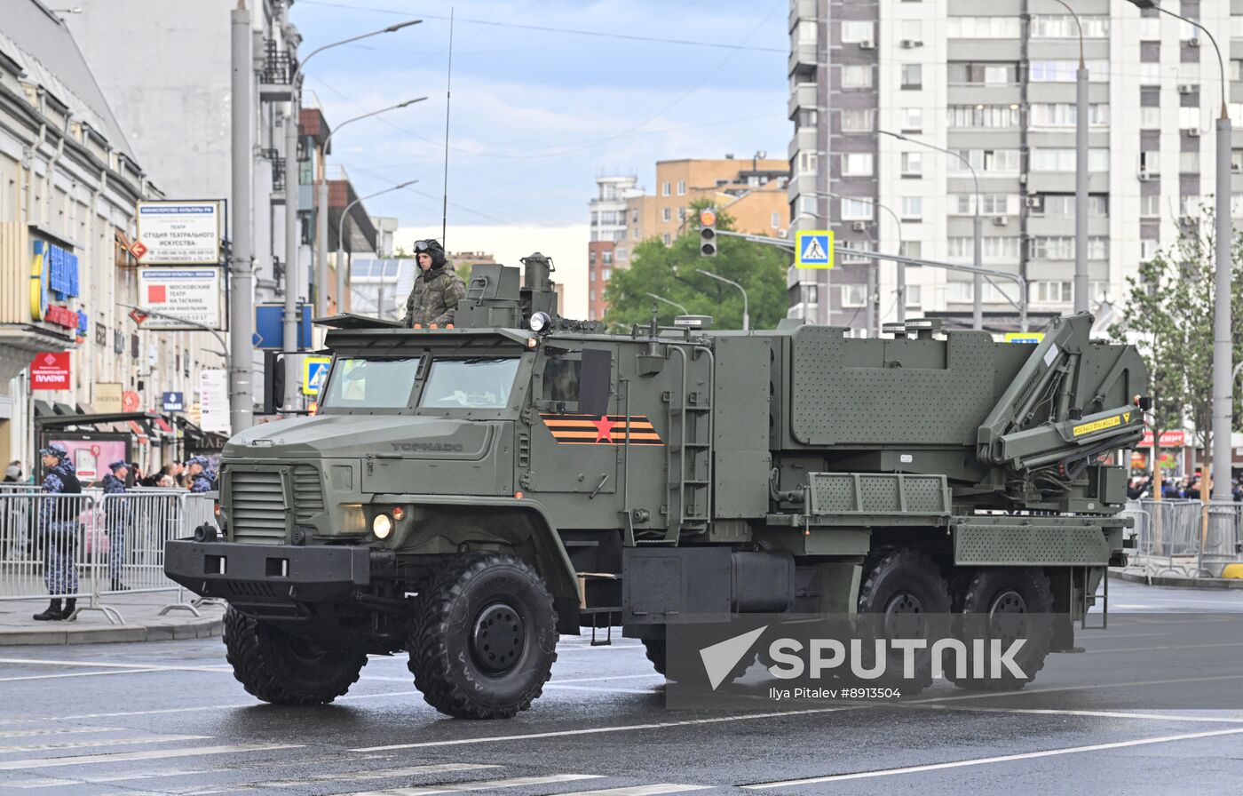 Russia WWII Victory Parade Rehearsal