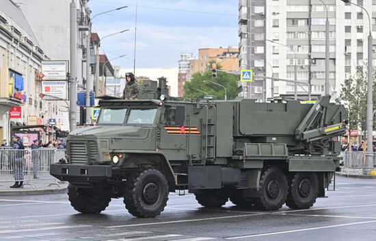 Russia WWII Victory Parade Rehearsal