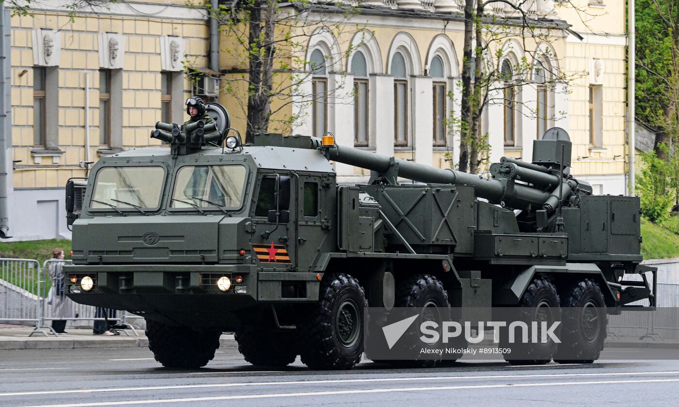 Russia WWII Victory Parade Rehearsal
