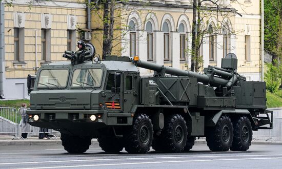 Russia WWII Victory Parade Rehearsal