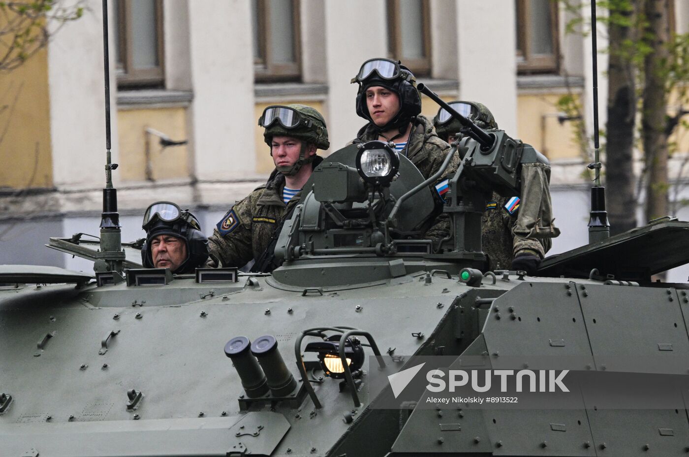 Russia WWII Victory Parade Rehearsal
