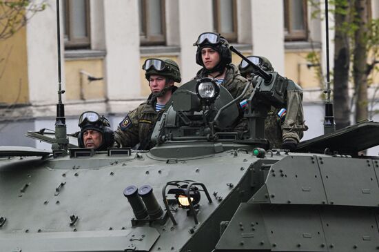 Russia WWII Victory Parade Rehearsal