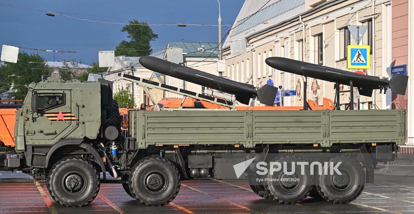 Russia WWII Victory Parade Rehearsal