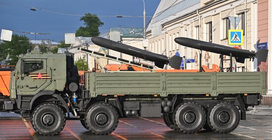 Russia WWII Victory Parade Rehearsal