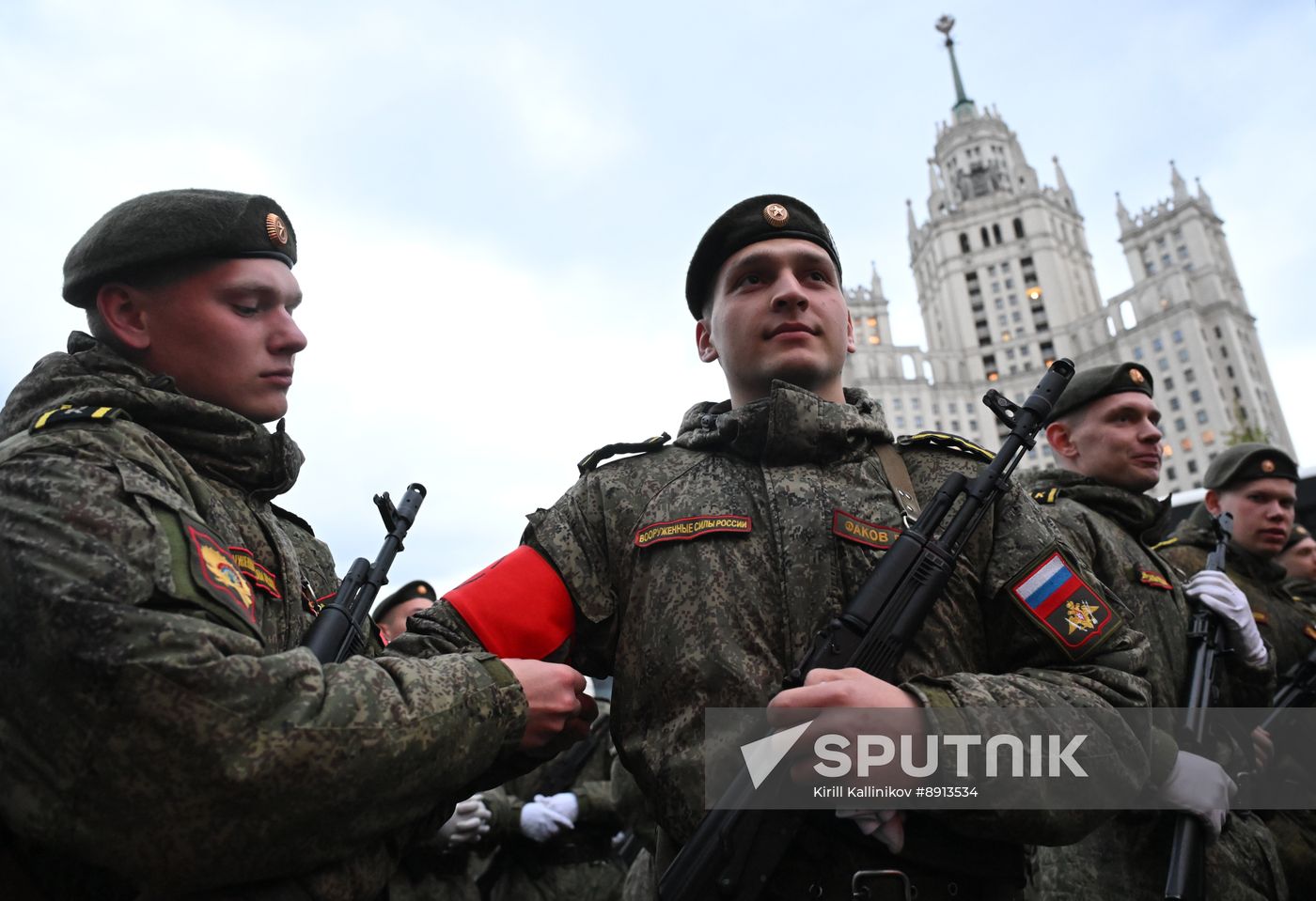 Russia WWII Victory Parade Rehearsal
