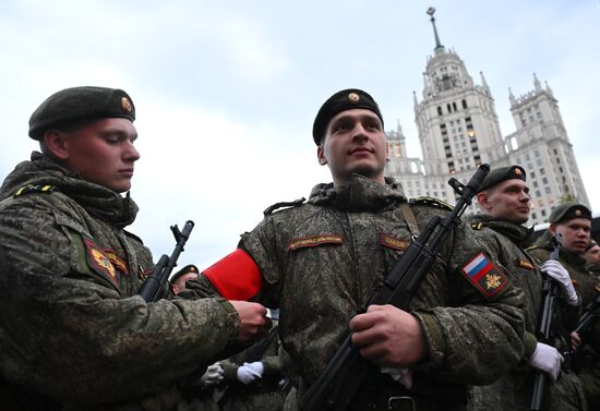 Russia WWII Victory Parade Rehearsal
