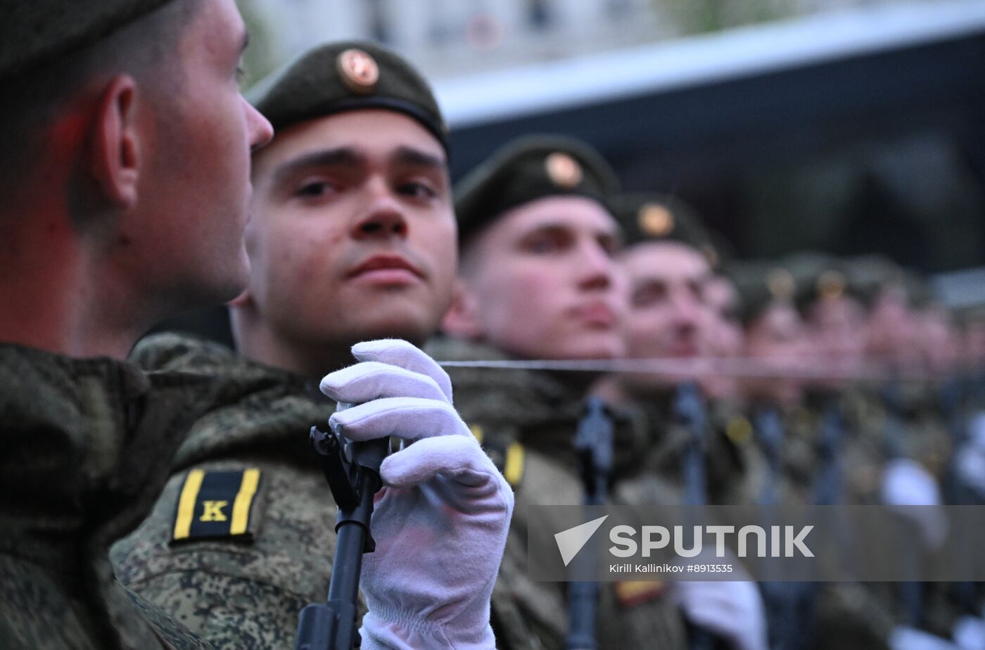 Russia WWII Victory Parade Rehearsal