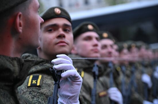 Russia WWII Victory Parade Rehearsal