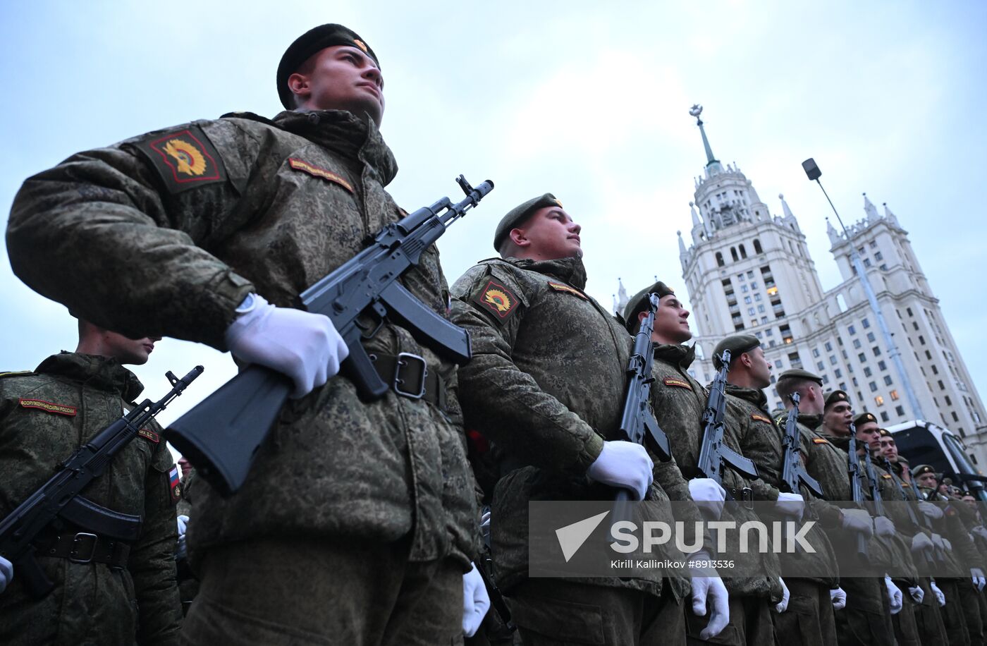 Russia WWII Victory Parade Rehearsal