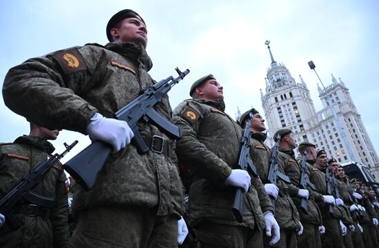 Russia WWII Victory Parade Rehearsal