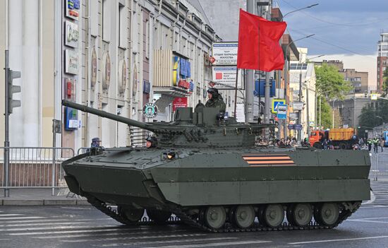 Russia WWII Victory Parade Rehearsal