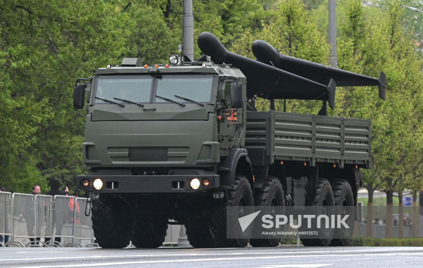 Russia WWII Victory Parade Rehearsal
