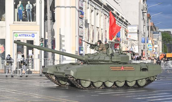 Russia WWII Victory Parade Rehearsal