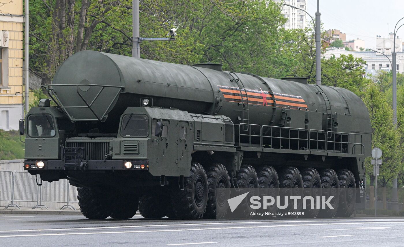 Russia WWII Victory Parade Rehearsal