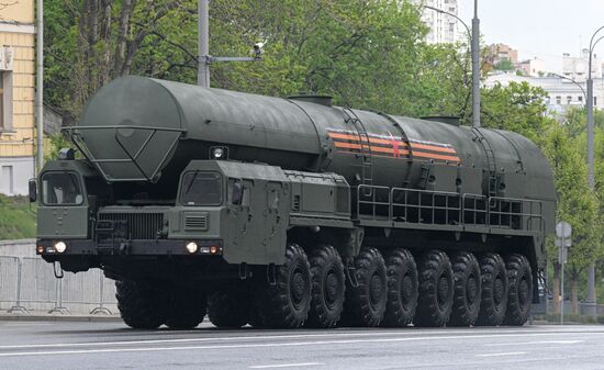 Russia WWII Victory Parade Rehearsal