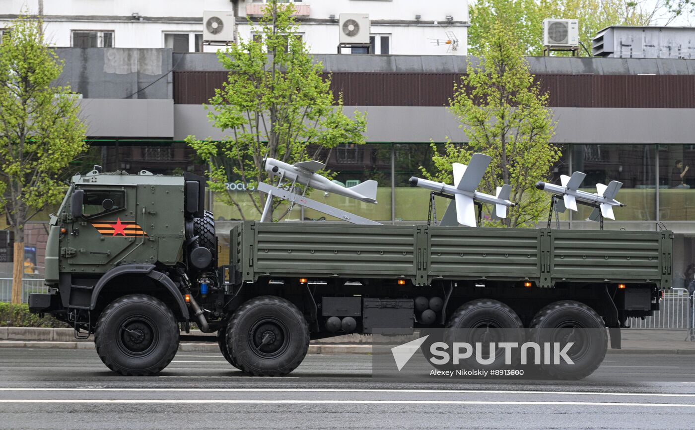 Russia WWII Victory Parade Rehearsal