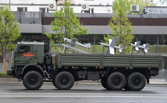 Russia WWII Victory Parade Rehearsal