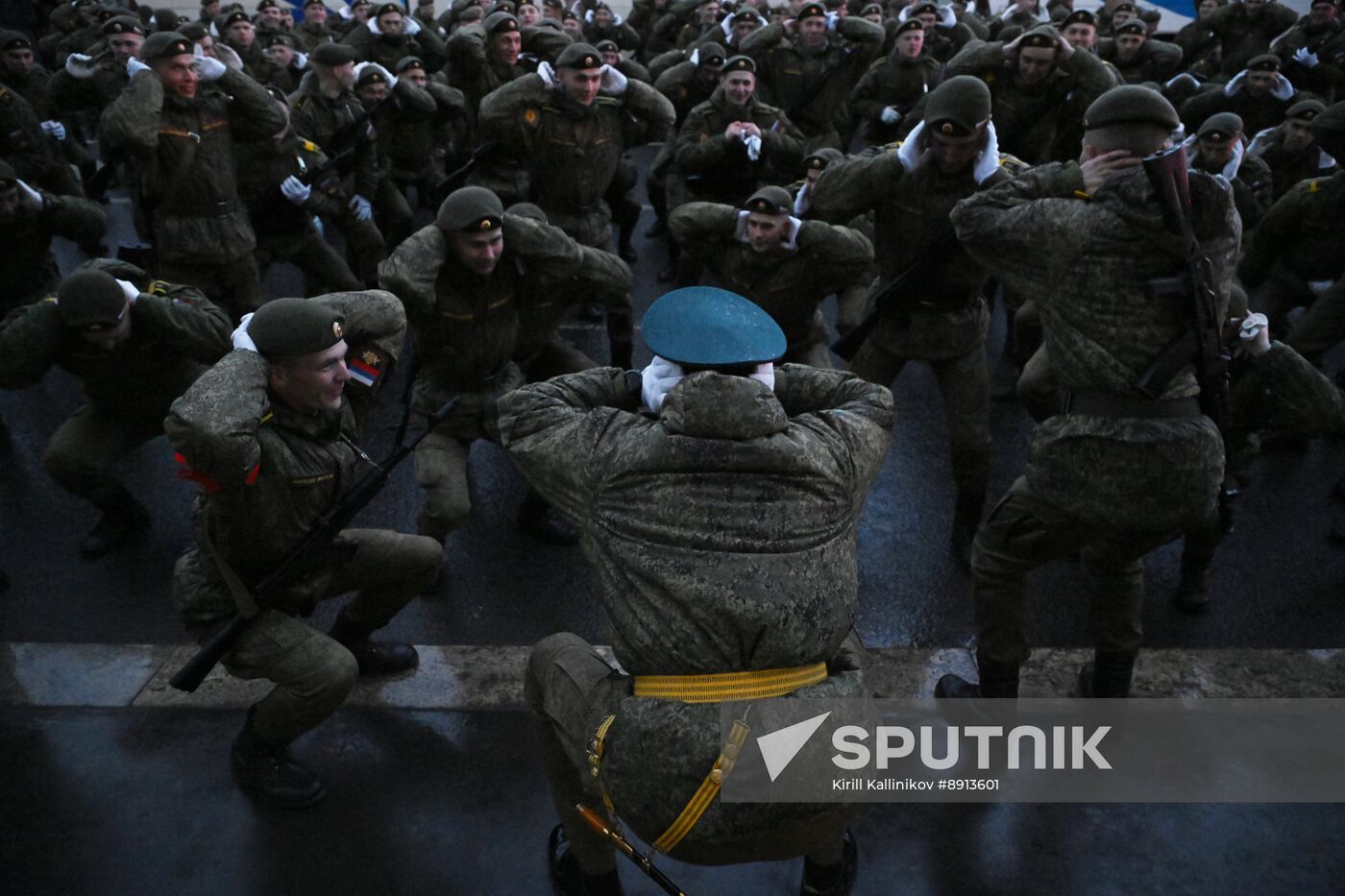 Russia WWII Victory Parade Rehearsal