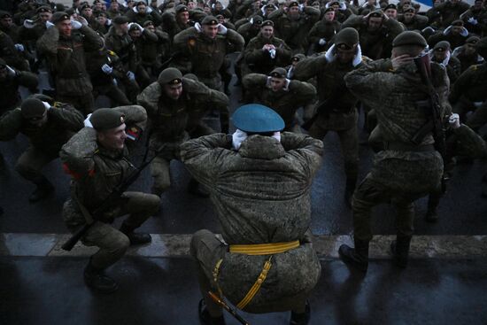 Russia WWII Victory Parade Rehearsal