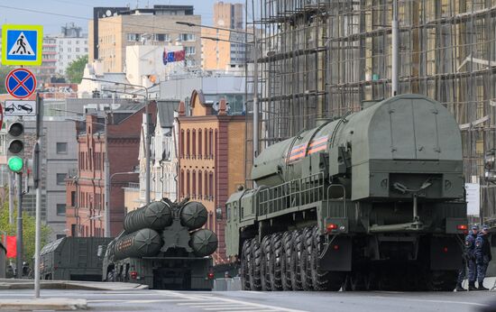 Russia WWII Victory Parade Rehearsal