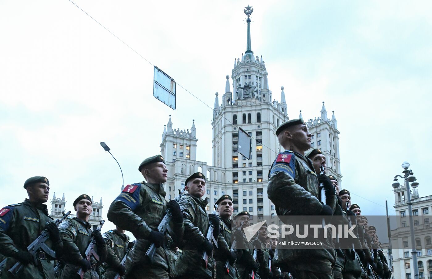 Russia WWII Victory Parade Rehearsal