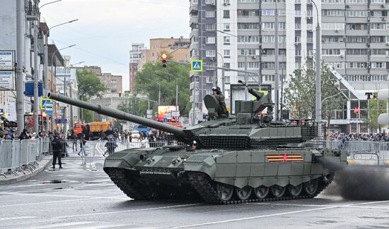 Russia WWII Victory Parade Rehearsal