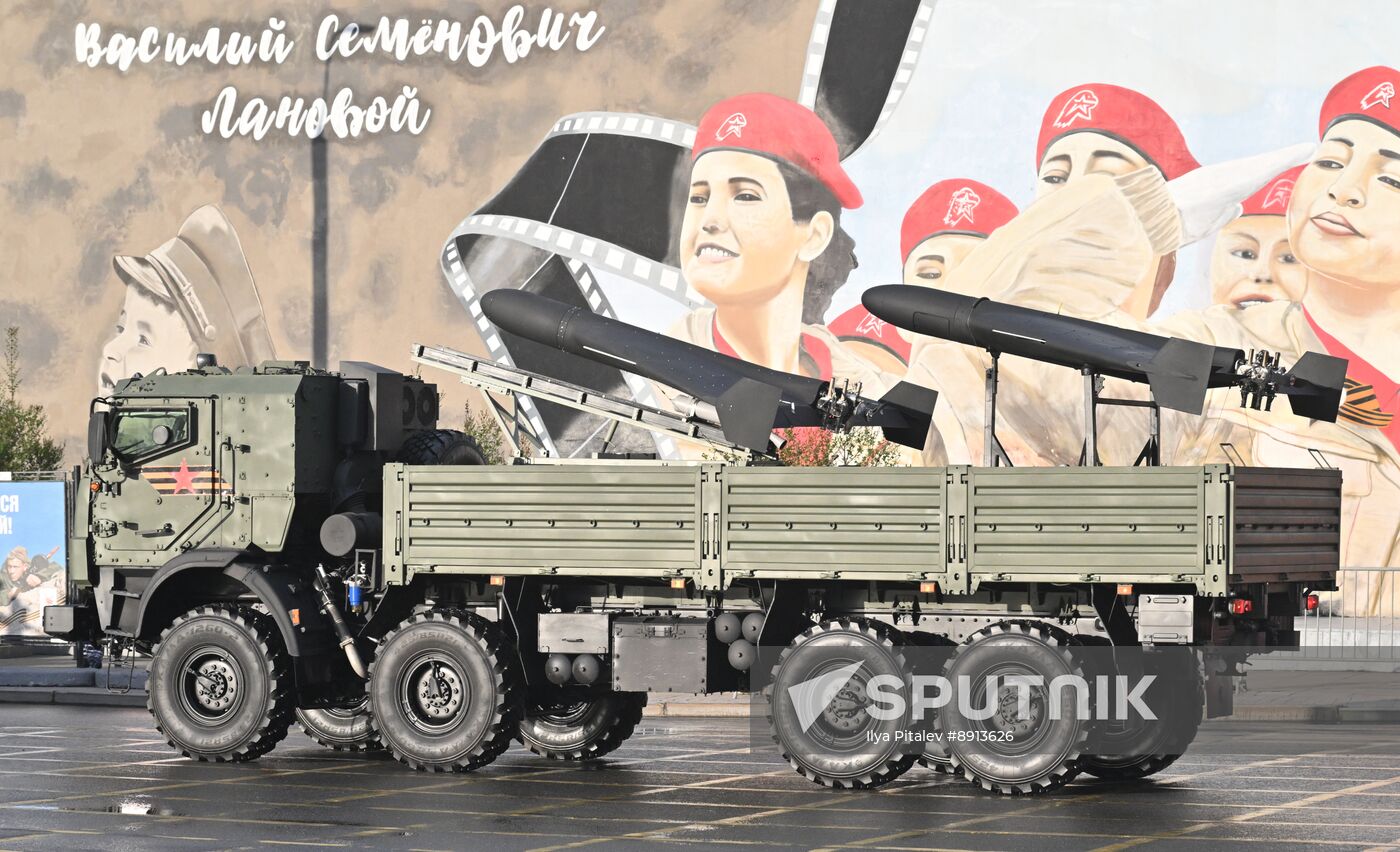 Russia WWII Victory Parade Rehearsal