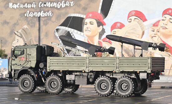 Russia WWII Victory Parade Rehearsal