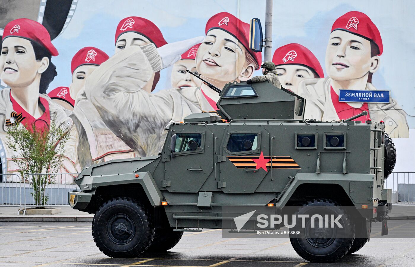 Russia WWII Victory Parade Rehearsal