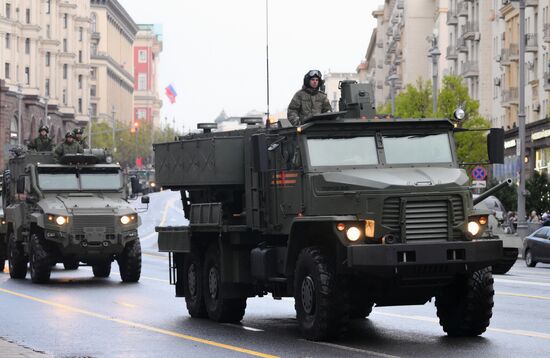 Russia WWII Victory Parade Rehearsal