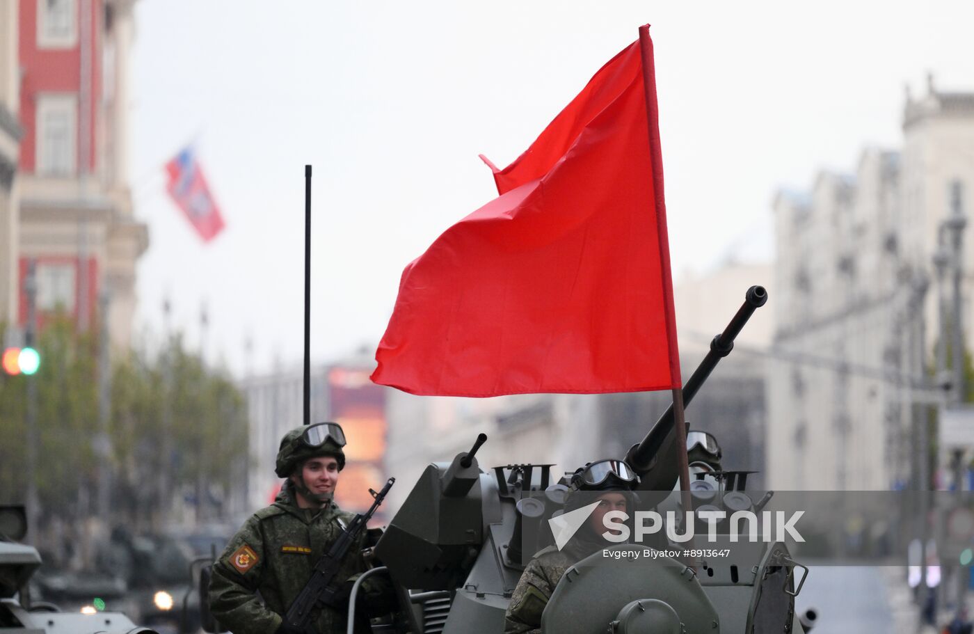 Russia WWII Victory Parade Rehearsal