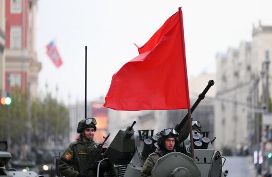 Russia WWII Victory Parade Rehearsal